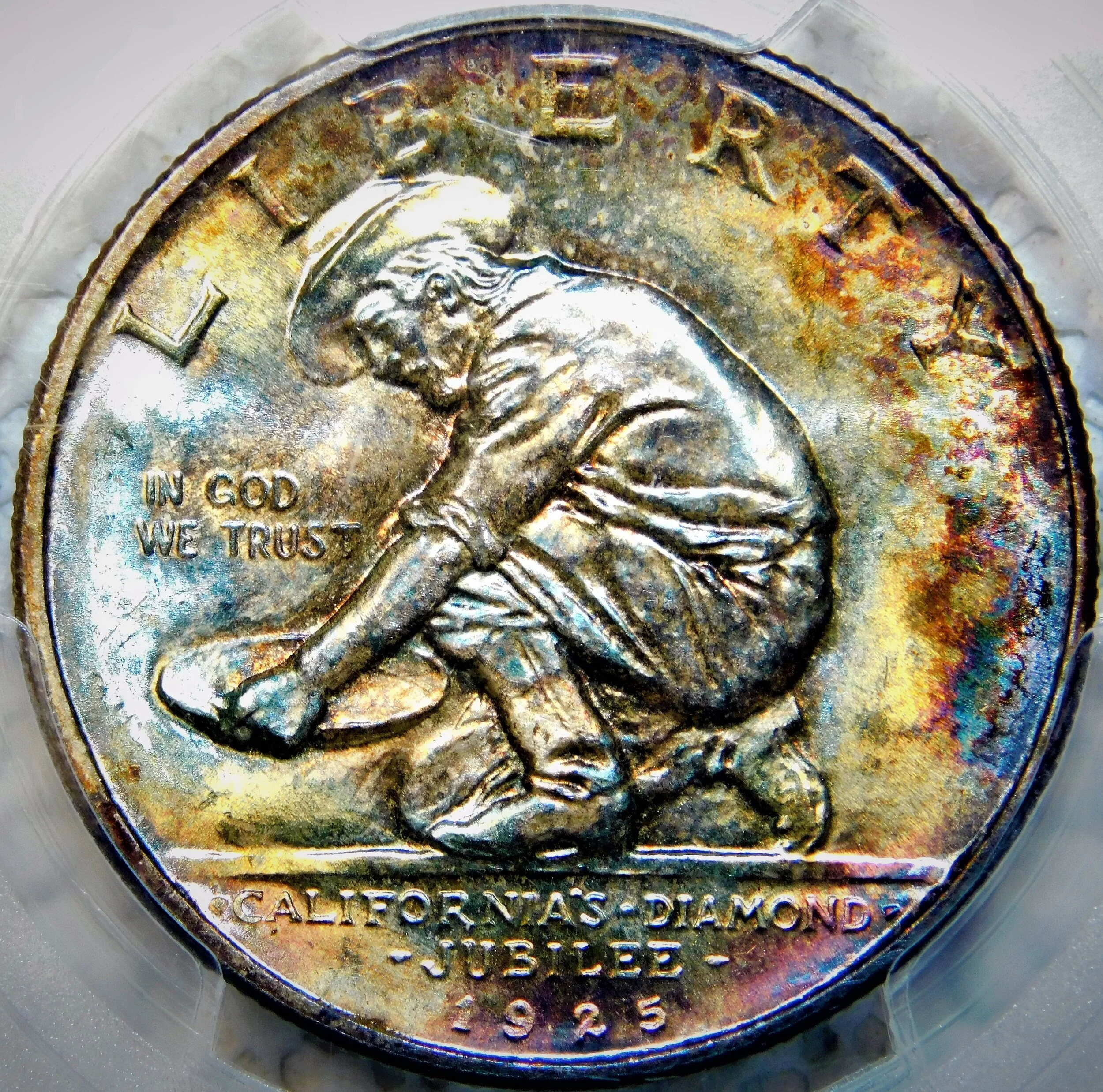 アメリカ　カリフォルニア・ダイヤモンド・ジュビリーハーフダラー銀貨　1925 アメリカカリフォルニア・ダイヤモンド・ジュビリーハーフダラー